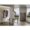 Itamoby Tavolo Tecno Evolution piano Quercia Natura 90x120 Allungato 90x380 telaio Antracite