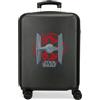 Star Wars Tie Fighter, Maleta Cabina, 40x55x20 cm, ABS Rigido Lucchetto, TSA Integrato 38.4L 2.82 kg, 4 Doppie Ruote, Nero (Tie Fighter)