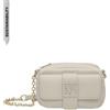 Armani Exchange Borsa da donna Essential, Susie, morbida al tatto, bianca, taglia unica