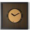 Arti e Mestieri Arti & Mestieri Orologio Tiffany Grande 50x50 cm Nero e Oro Laccato