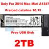 T-BingoGo 256GB 512GB 1TB 2TB SSD FOR APPLE MAC MINI A1347 Late 2014 MGEM2LL/A MGEQ2LL/A