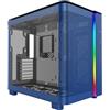 Montech KING 95 Midi-Tower in Vetro Temperato ARGB - Blu Berlino - Midi-Minitower