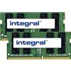 Integral 32GB 2x16GB LAPTOP RAM KIT DDR4 3200MHZ PC4-25600 UNBUFFERED NON-ECC 1.