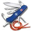 Victorinox Multiuso Skipper, Multiuso per la Vela, 5 Funzioni, Made in Switzerland, Multi-strumento con Lama Grande Ondulata, Lama Bloccabile, Blu