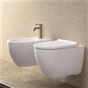GEBERIT COPPIA SANITARI VASO BIDET E COPRIVASO RALLENTATO GEBERIT ACANTO SOSPESI RIMFREE TURBOFLUSH
