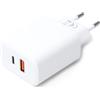 Caricabatterie usb da muro e adattatore 2 in 1 in ABS riciclato TANKY personalizzate o neutre