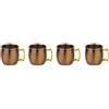 Paderno 6 cl - Moscow Mule Mug In Acciaio Inox Set 4 Pz