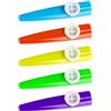 KRYMSON Kazoo in Plastica con Membrana Kazoo, Set da 15 Pezzi, per Bambini, Chitarra, Ukulele, Accompagnamento per Violino, Strumento per Feste, Strumento Musicale per Principianti (Multicolore)