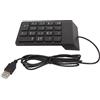 Bewinner Tastierino Numerico Cablato USB, Mini Tastierino Numerico Esterno a 18 Tasti per Laptop, Digitazione Silenziosa, Tastiera Numerica Ergonomica per Contabile Bancario, Plug And