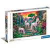 Clementoni Classical garden unicorns Puzzle 2000 pz Animali