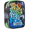 Seven Astuccio Scuola Speed Pad SPRINT PAINT BOY, Multicolore, Portapenne Mono Scomparto con Plance Amovibili, Completo Di Penne, Matite, Colori, Accessori Zaino, Scuola Elementare, Bambino