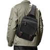 VENATIN Zaino Monospalla Uomo tela Borsa al petto Borsa inclinata Donna Sportivo Casual Ciclismo Trekking Viaggio Nero