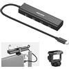 NEEWER Hub Dock USB C con adattatore Cold Shoe, adattatore multiporta 4 in 1 con 3 porte USB C 3.1 Gen2 e 1 PD da 100 W, 10 Gbps compatibile con iPhone 16 15 iPad Mac Android PC laptop, PS020E