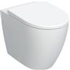 GEBERIT VASO GEBERIT ICON 502.383.JT.1 RIMFREE BIANCO OPACO A TERRA CON COPRIVASO SOFT-CLOSE