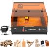 Mecpow X4 Pro 40W Incisore laser con telecamera, classe 1 FDA, area di lavoro 400*398 mm, assistenza aria 30 L/min
