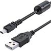 Panlouting Caricabatterie Cavo di Ricarica 150cm Cavo Dati USB compatibile con Nikon UC-E6, UC-E16, UC-E17, UC-E23 D3300 D750 D5300 D7200 D3200, Coolpix L340 L32 L22 / Fuji Panasonic Olympus Sony