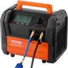 VEVOR Macchina per Recupero Refrigerante AC Portatile a Doppio Cilindro da 1 HP con Motore Brushless da 3000 Giri/min, Strumento per Riciclaggio del Refrigerante Freon per Autoveicoli HVAC Domestico