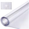 VEVOR Tovaglia in Plastica 610x2438mm Spessore 1,5 mm Tovaglia Rettangolare Trasparente Rettangolare Impermeabile Facile da Pulire per Tavolo da Ufficio Tavolo da Pranzo Comodino, Copertura Tavolo