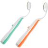 Healifty Specchietto Dentale Con Luce Led 2 Pezzi 5.87 Pollici Strumento Di Ispezione Orale Per Controllo Cavità Tartaro Uso Professionale E Domestico