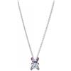 PANDORA 393743C01-45 Collana con maglie a punto croce
