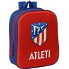 safta ATLETICO de MADRID 3D - Zaino da asilo 3D, adattabile al carrello, facile da pulire, ideale per bambini di diverse età, comodo e versatile, qualità e resistenza, 22 x 10 x 27 cm, colore rosso,