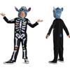 Disney Disguise - Costume classico da scheletro di Stitch per bambini, con licenza ufficiale Lilo & Stitch, per Halloween, feste e travestimenti divertenti
