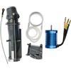 Pompa a getto d'acqua 26 mm 3 pale elica con motore brushless 4370Kv 540, pad