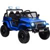 DecHome Macchina Elettrica Bambini 3-6 Anni Fuoristrada 12V Telecomando Blu DecHome