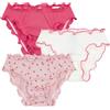 Petit Bateau Set di Mutandine per Bambini in Cotone con Stampa a Forma di Mele, Multicolore, 6 Anni