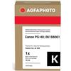 Agfa Photo ORIGINAL Agfa Photo Cartuccia d'inchiostro nero APCPG40B ~561 Seiten 26ml Agfa Photo PG-40bk (0615B001)