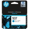 HP ORIGINAL HP Cartuccia d'inchiostro ciano 4S6W2NE 937 ~800 Seiten Cartuccia di inchiostro ciano originale HP 937
