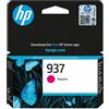 HP ORIGINAL HP Cartuccia d'inchiostro magenta 4S6W3NE 937 ~800 Seiten Cartuccia di inchiostro magenta originale HP 937
