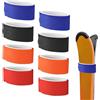 lasuroa 8pz Fascette per Sci, Regolabili Cinghie per Sci Cinghie Ferma Sci Fascia Sci con Cuscinetto Protettivo per Accessori per Sport Invernali(Rosso, Arancione, Blu, Nero)