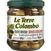 Le Terre di Colombo - Olive Denocciolate In Olio D'oliva Extravergine (36%), 6 Barattoli Da 180 G, Riviera, 1080 Grammo