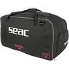 SEAC Equipage 250, Borsone da Sub con Vano Impermeabile per Attrezzatura Subacquea e Tasca Porta Pinne Unisex Adulto, Nero, 75 x 40 x 35 cm