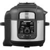 Ninja Foodi MAX Multicooker, 9 in 1, 7.5L, 9 Funzioni di Cottura, Pentola a Pressione, Friggitrice ad Aria, Cottura Lenta, Griglia e Altro, Acciaio Satinato/Nero, OP500EU