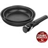 ZWILLING Unlock Set di padelle, 3-pz., alluminio, Ceramic Titanium