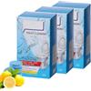 QFFYFZAL Pastiglie detergenti per WC al profumo di limone, pastiglie attive per la pulizia del WC, potente disincrostante schiumogeno, smacchiatore di calcare e deodorante a lunga durata