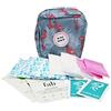 Go With The Flow First PERIOD KIT READY-2-GO, Starter Kit per le mestruazioni per adolescenti/ragazze, borsa riempita contenente tutti gli indumenti sanitari essenziali per gli spostamenti. Regalo per lei. Ritorno a