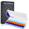 wayersen 16 paia di tappi per le orecchie in silicone per dormire con cancellazione del rumore, 4 colori, circa 2 anni, morbidi, riutilizzabili, modellabili, lavabili, adatti per dormire, nuotare, viaggi,