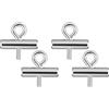 Linkstyle 4 Pezzi Stopper per Binario, per Campeggio Tenda Attrezzature Binari di Tende da Sole(8-10 mm)