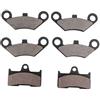Akozon Pastiglie Freno Anteriore e Posteriore 6Pcs per CF Moto CF500 500 CF600 600