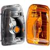 LONGLING Indicatore di direzione sinistro lato conducente, specchietto retrovisore esterno, girevole con lente ambra, indicatore di direzione laterale, compatibile con Ford Transit V363 2014-2025