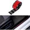 JKCUYOO Protezione per Battitacco Auto,Protezioni per davanzali Porta Auto 5CM×3M,Autoadesive Protezione Paraurti Auto Fibra di Carbonio,Gomma Soglia Trim Autoadesive Autoadesivo