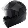 VEVOR Casco da Moto, Smascherato, Intelligente Strada ABS Casco ad Alta Densità con Comunicazioni Bluetooth Lenti Intercambiabili, Casco da Motocross Confortevole Adatto Giovani Adulti, Taglia L Nero