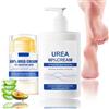 MrCuvaryas 60% Urea Cream + Crema idratante e anti-cracking Foot Cream - Crema riparativa per piedi mani e piedi per talloni screpolati e pelle secca, massima forza per la cura del corpo, con lima per piedi (40