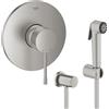 Grohe Set rubinetto per doccia Grohe Essence 24057DC1, set doccetta bidet Grohe Tempesta 27513DC1, 27057DC0
