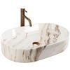 Rea Nadia lavabo 61x38.5 cm ovale da appoggio REA-U9239