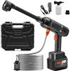 Mahiot Idropulitrice Senza Fili, Idropulitrice a Batteria da 22500mAh, Idropulitrice Senza Fili ad Alta Pressione 500 PSI, Idropulitrice Portatile con Ugello 6-in-1 per Auto, Giardino, Casa