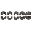 SOMATHERM FOR YOU - Set di Mascelle Profilo H - Ø12-16-20-26-32 mm - Compatibile con Pince a Pressare SOMATHERM FOR YOU - Nero - Per Raccordi Multistrato e PER